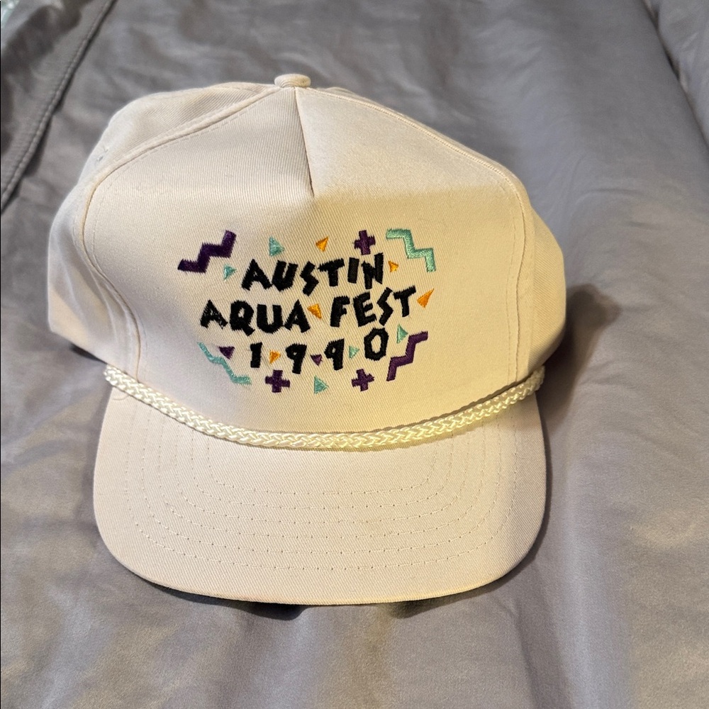 Austin Aqua Fest 1990 Kids Cap - Cream